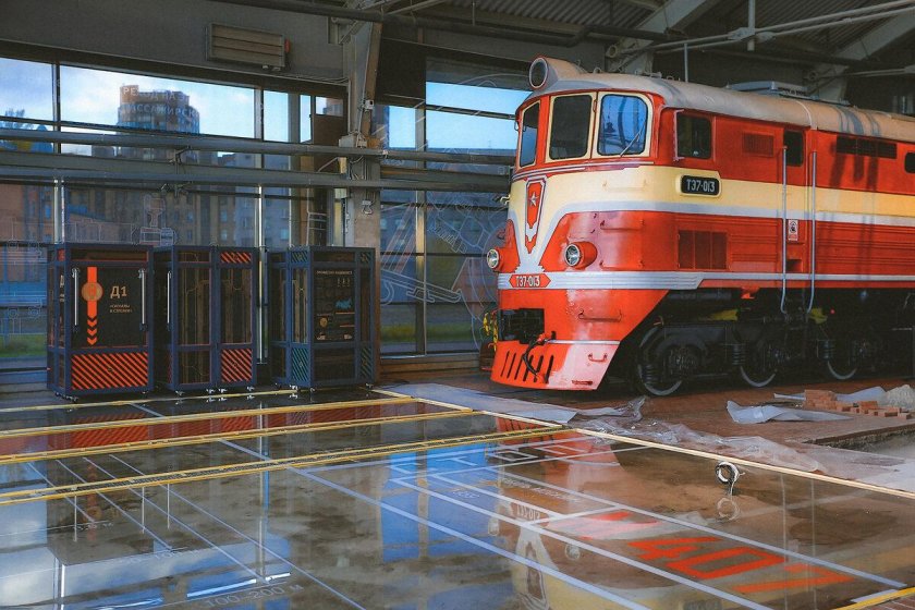 Железнодорожный музей в Москве