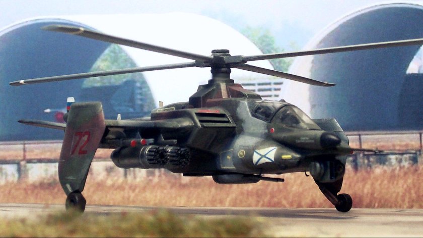 Вертолёт ка-58 чёрный призрак