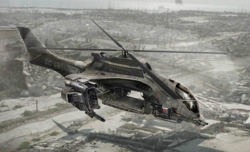 Реактивный конвертоплан концепт