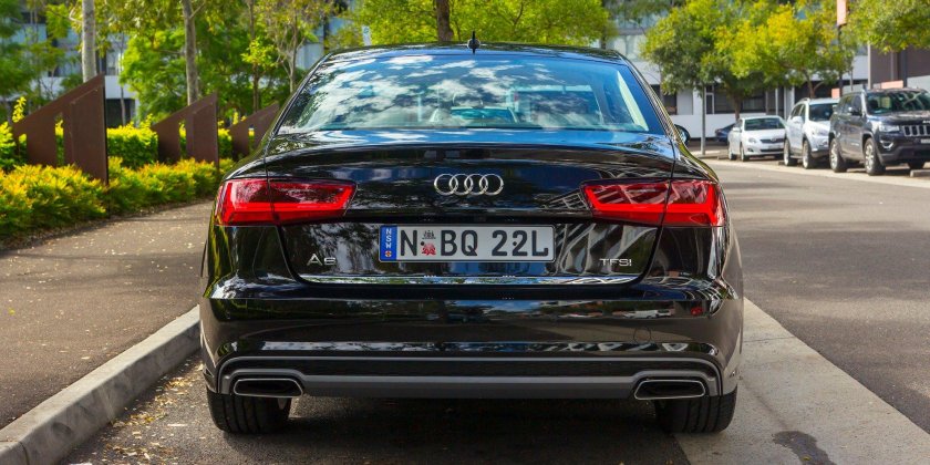 Ауди 6 2015 сзади