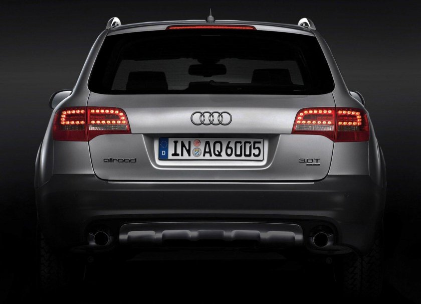 Audi a6 avant 2008 сзади