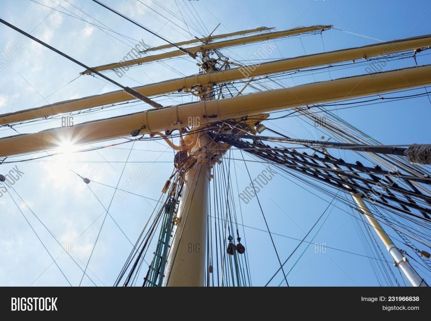 Барк Крузенштерн мачты