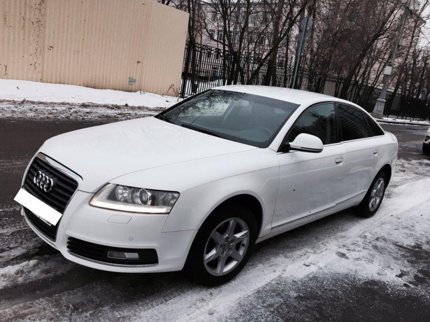 Ауди а6 белая