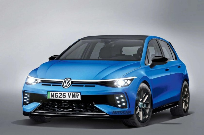 Volkswagen Golf электромобиль