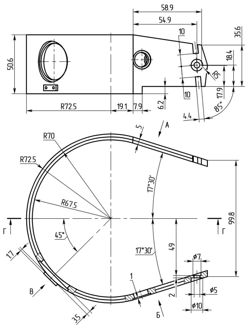 Чертёж танка тигр 1