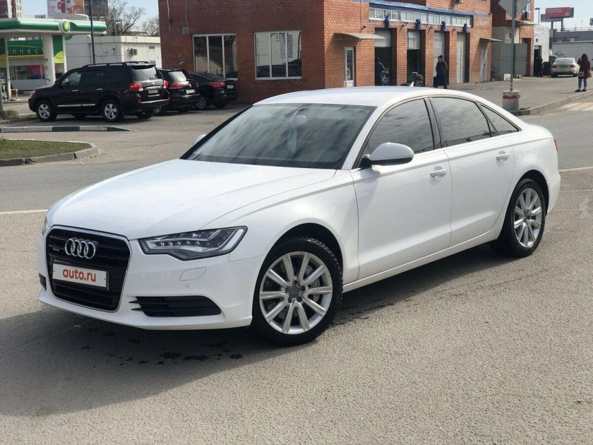 Audi a6 белая