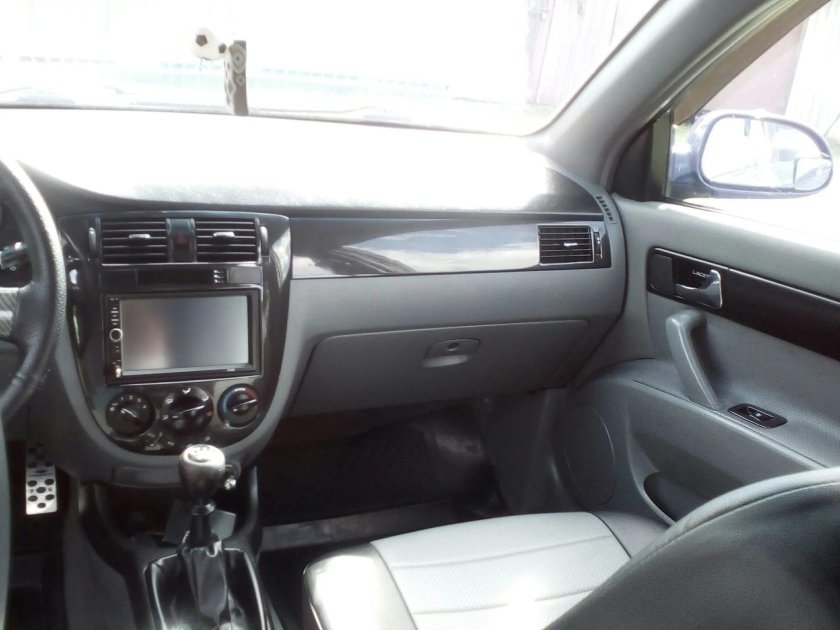 Шевроле Лачетти седан черный салон