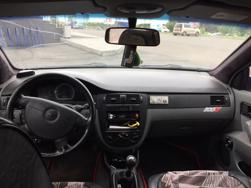 Шевроле Лачетти седан черный салон