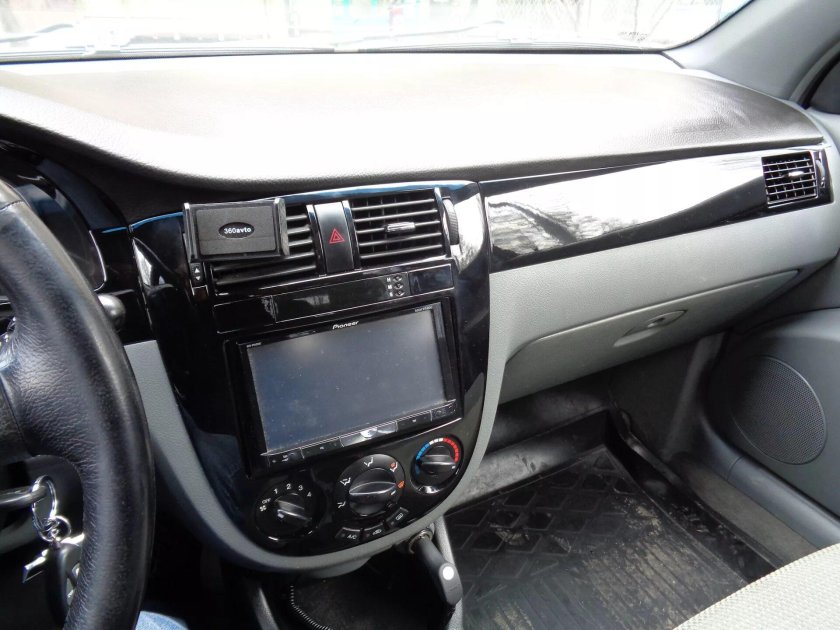 Lacetti черный салон