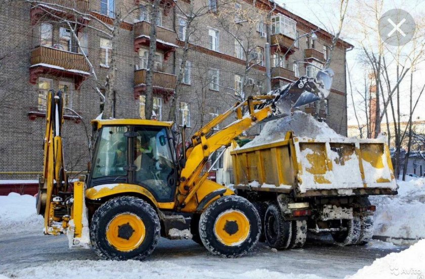 Уборка снега JCB 4cx
