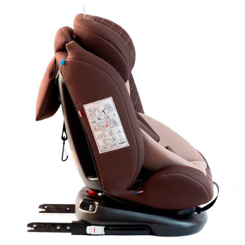 Alvin Isofix коричнево-бежевый
