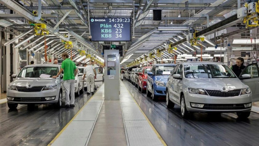 Млада Болеслав завод Шкода