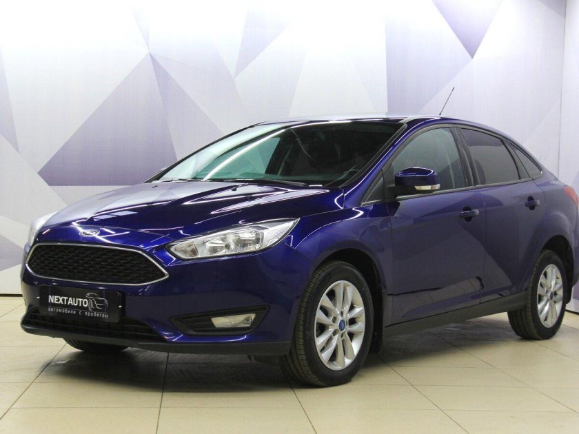 Форд фокус 3 рестайлинг седан синий