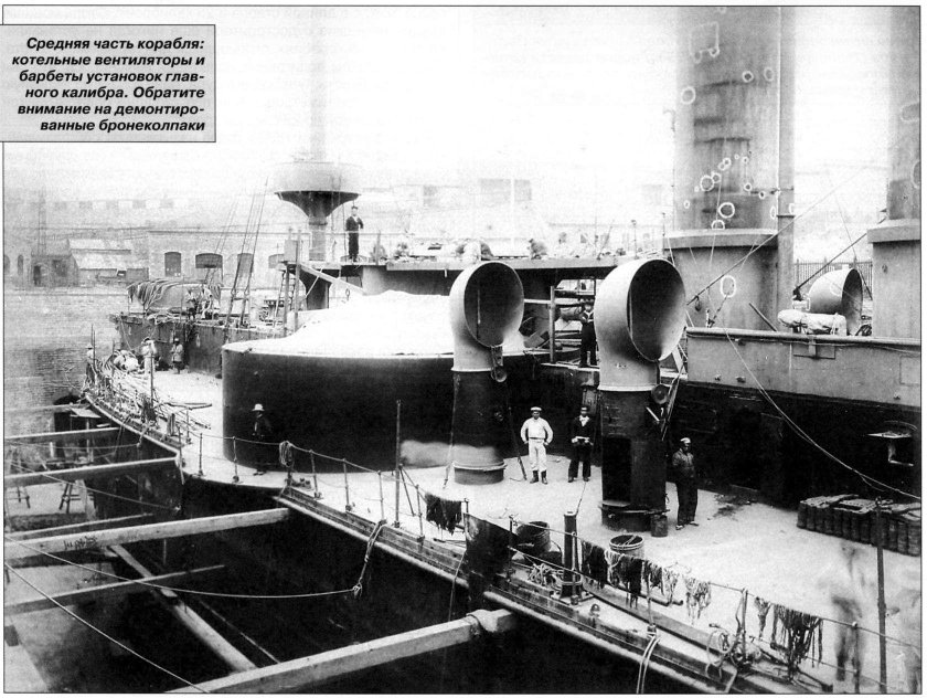 Барбет башни главного калибра линкора