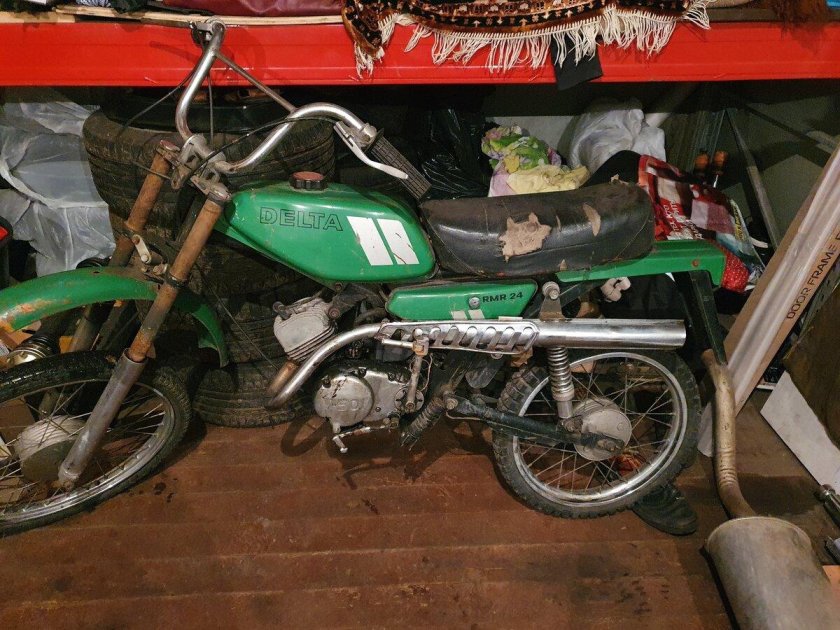 Советский мопед Дельта кросс