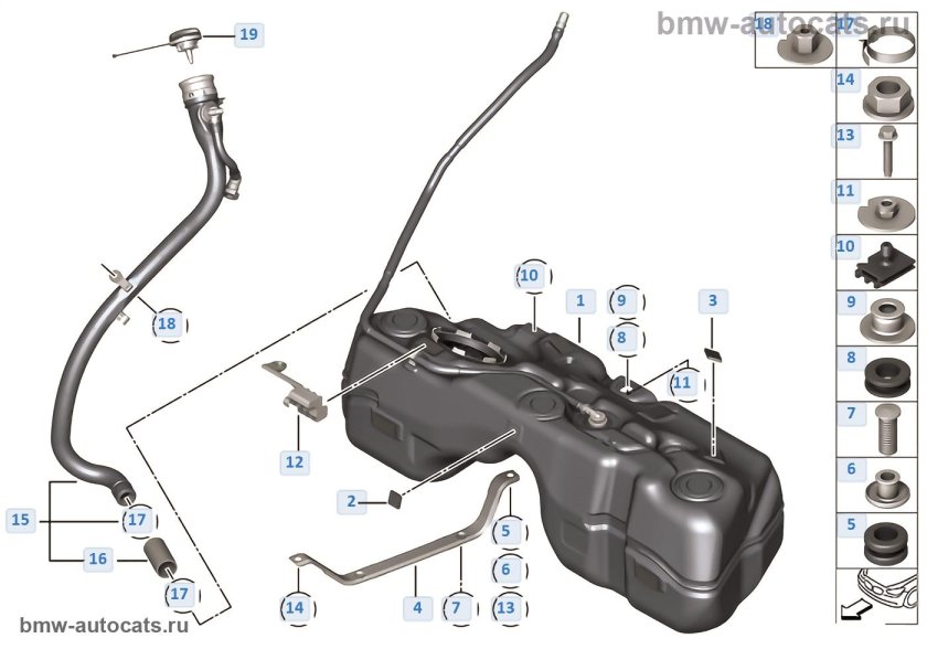 БМВ х3 топливная система
