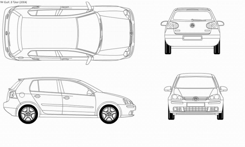 VW Golf 5 Blueprint