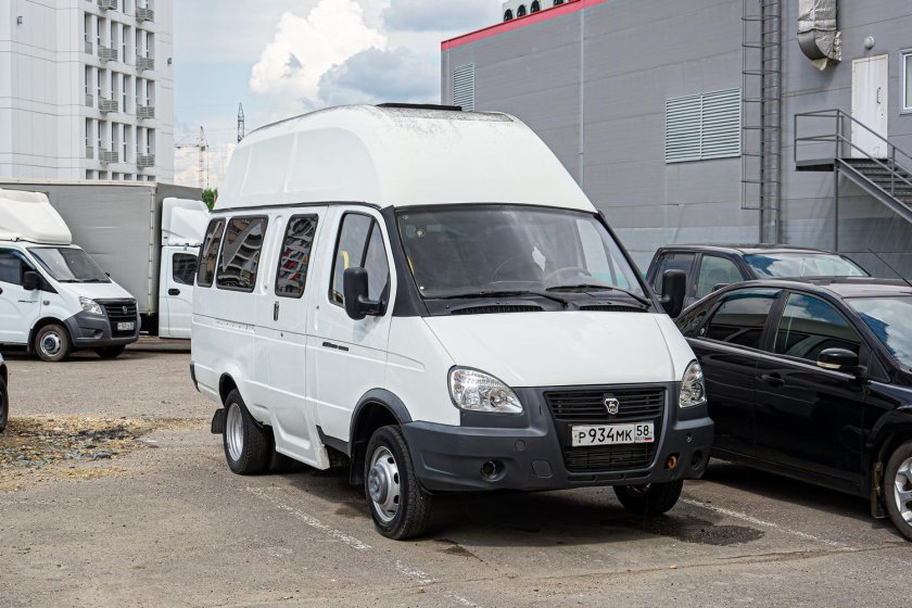 Газель пассажирская белая луидор