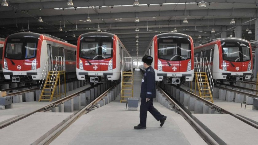 Вагон метро Шанхая