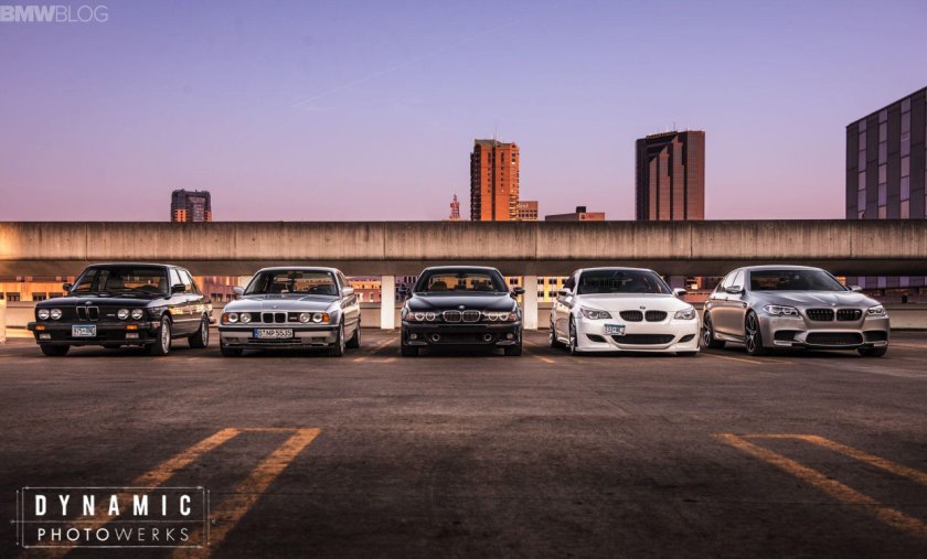 Линейка БМВ м5