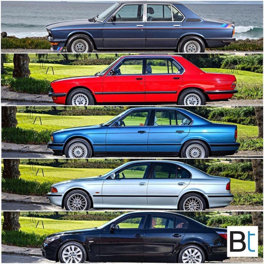 Эволюция БМВ 5