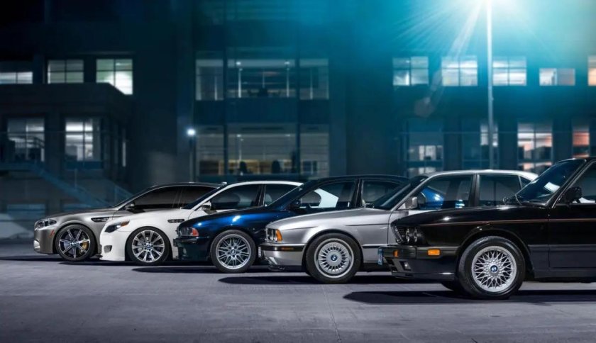 BMW e34 и BMW m5 f90