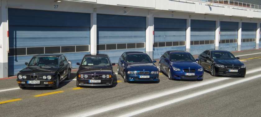 BMW m5 линейка