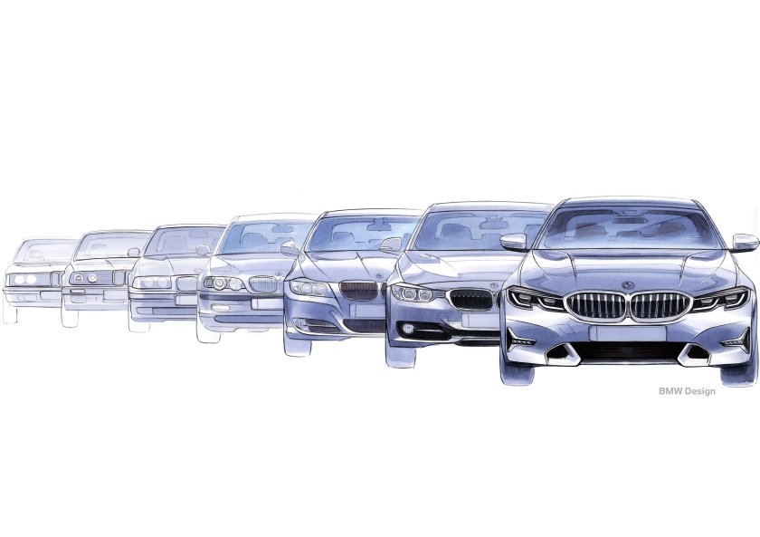 БМВ 3 поколения кузова