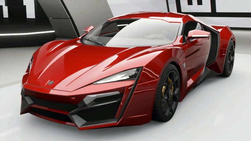 Машина lykan hypersport