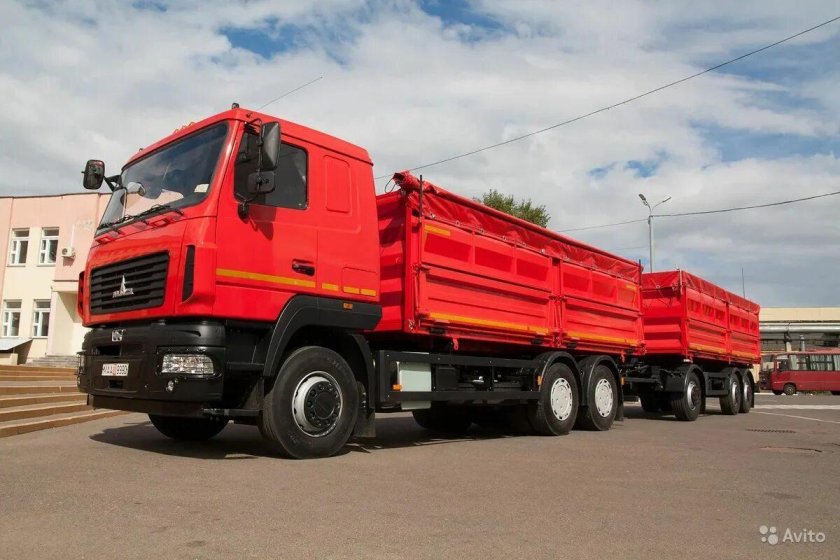 Самосвал зерновоз 6х4 МАЗ 65012j-8535-000