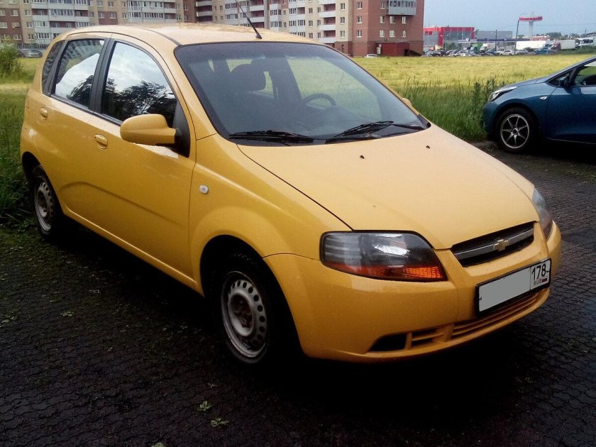 Авео т200 желтый хэтчбек