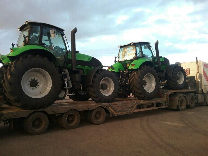 Перевозка трактора