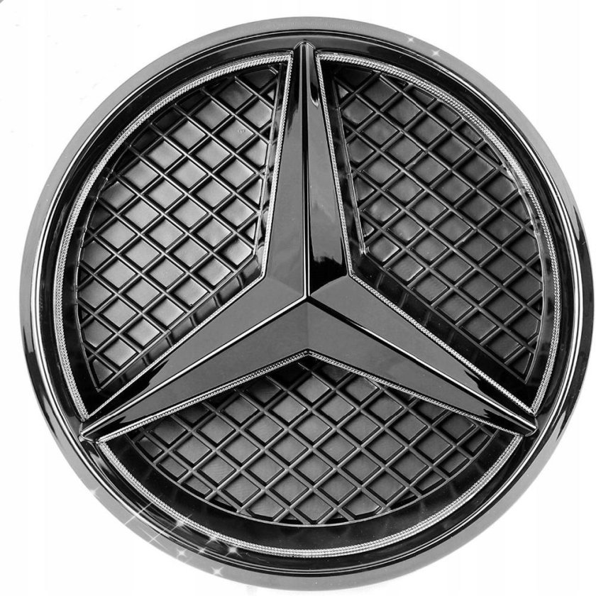 Эмблема решетки радиатора Mercedes Black