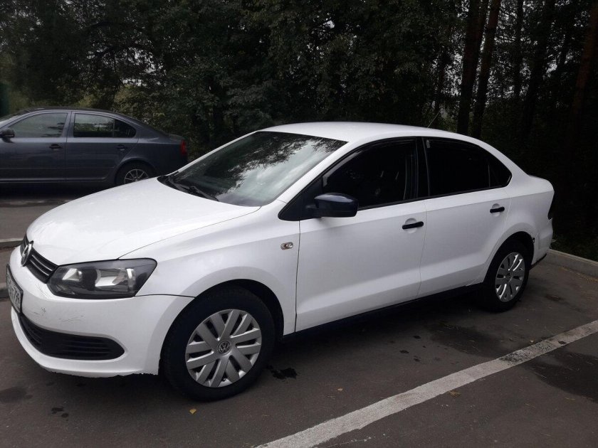 Фольксваген поло 2014 белый