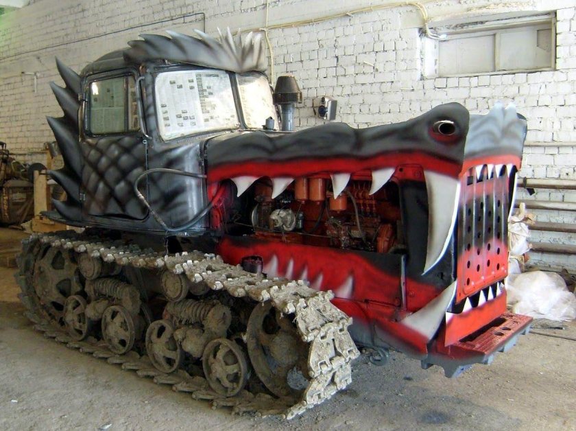 Трактор ДТ тюнингованный