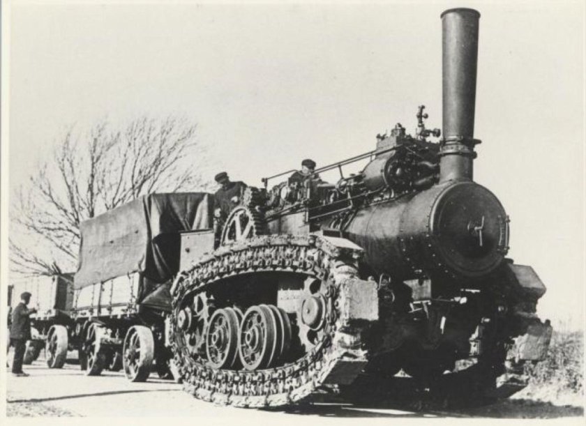 Паровой трактор Хорнсби