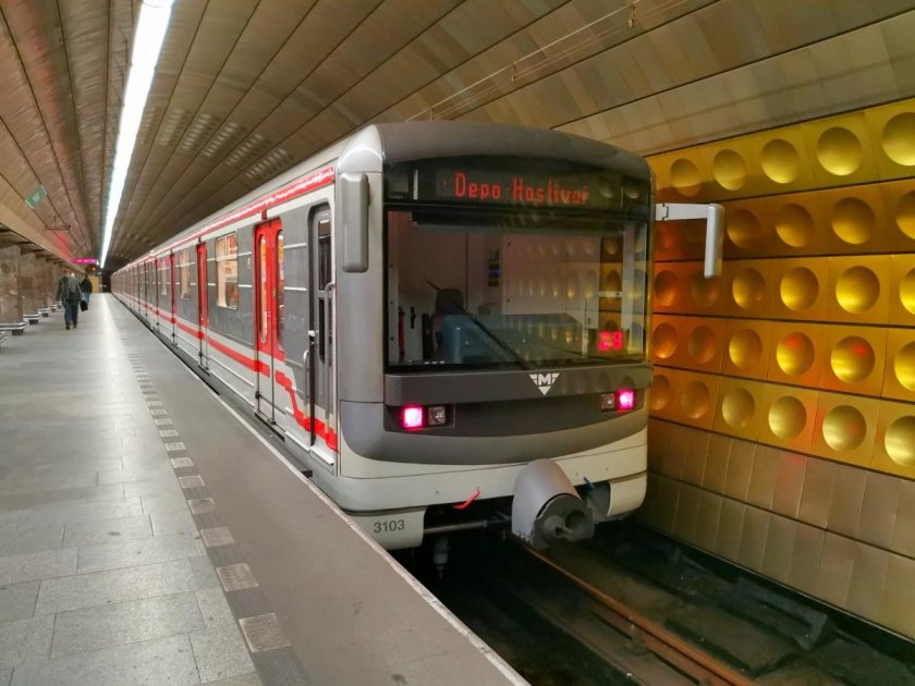 Чехия Прага метро