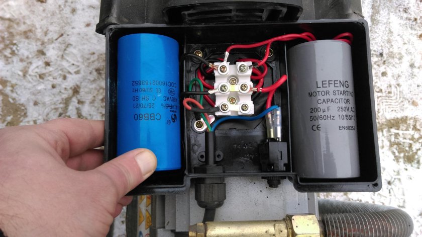 220 Вольт двигатель пусковой конденсатор