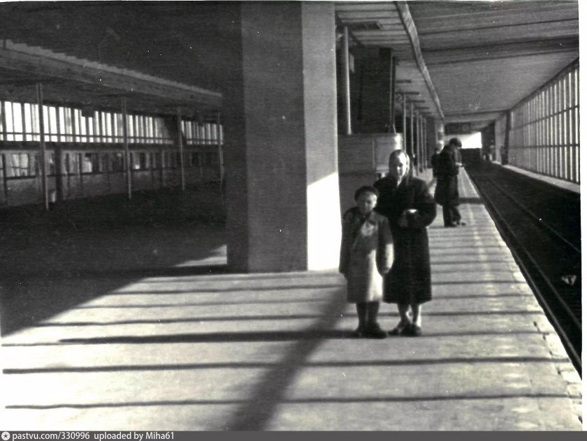 Станция метро Ленинские горы 1959г