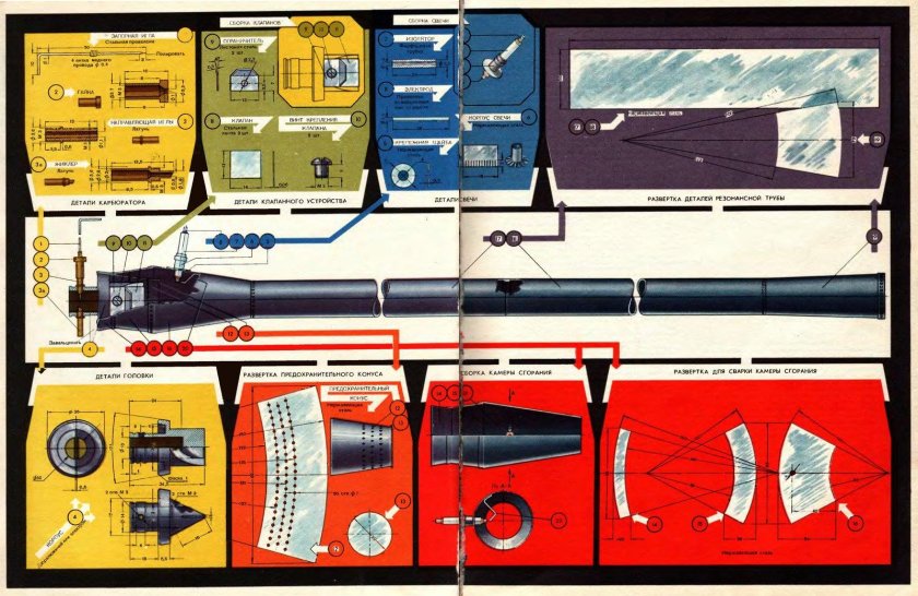 Бесклапанный пульсирующий воздушно-реактивный двигатель