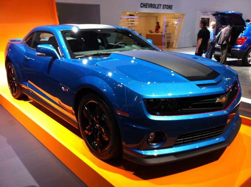 Шевроле Камаро цвет морской волны