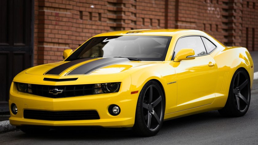 Chevrolet Camaro желтый