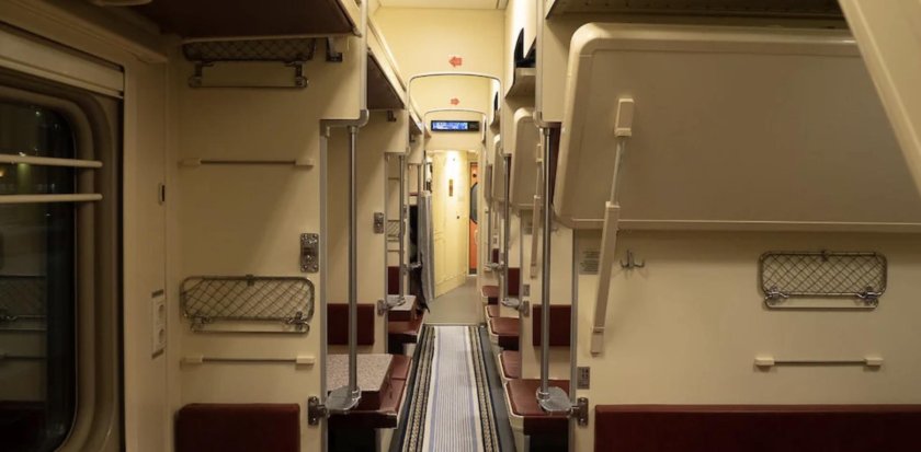 Фирменный белорусский поезд плацкарт