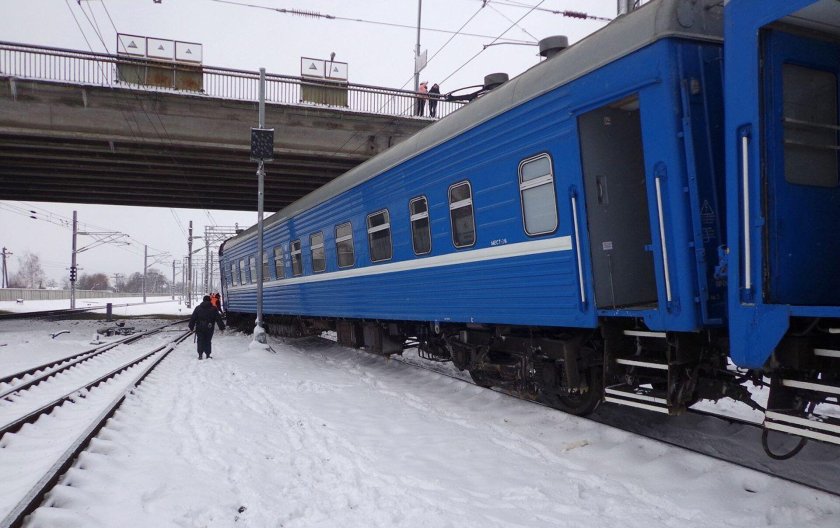 Пассажирский вагон белорусской железной дороги