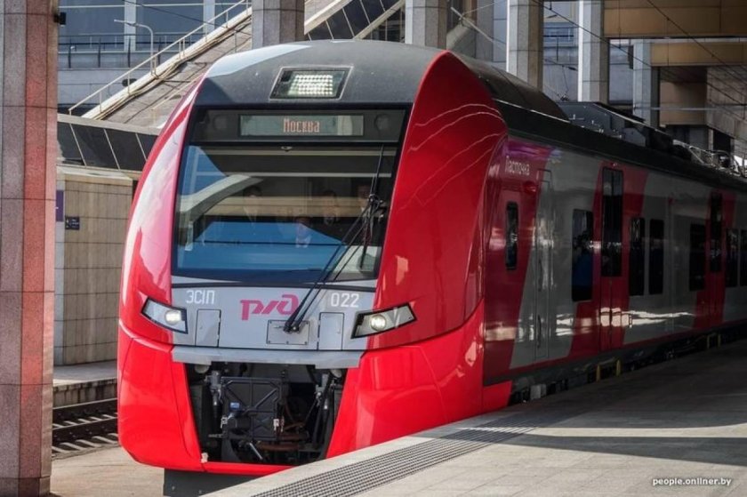 Поезд Ласточка Минск