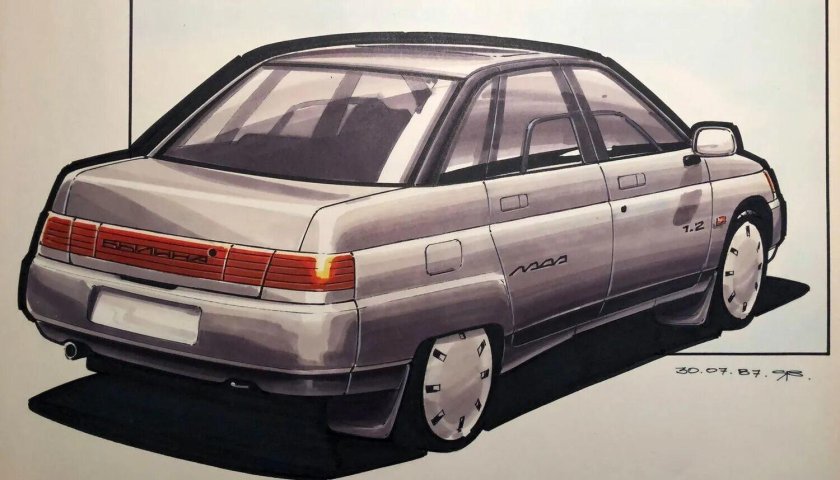 ВАЗ 2110 эскиз