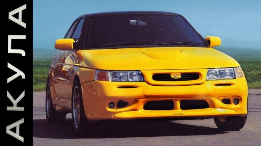 ВАЗ 21106 желтая акула