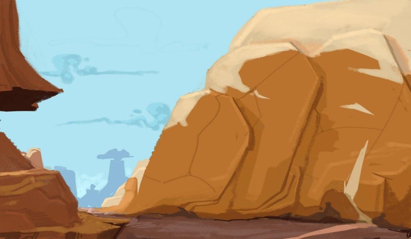 Пустыня рисунок