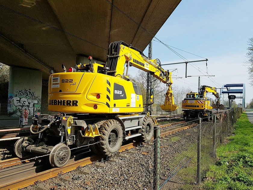 Железнодорожный кран