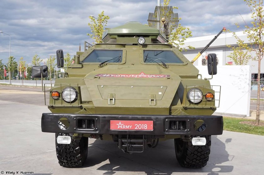 Бронеавтомобиль КАМАЗ-43269 выстрел